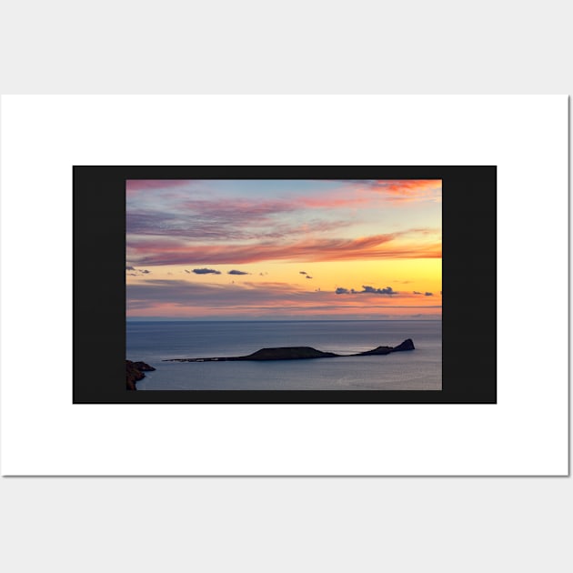 Worms Head, Rhossili Bay Wall Art by dasantillo